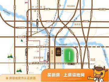 恒基水榭华城位置交通图6