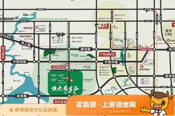 郑州恒大养生谷位置交通图6