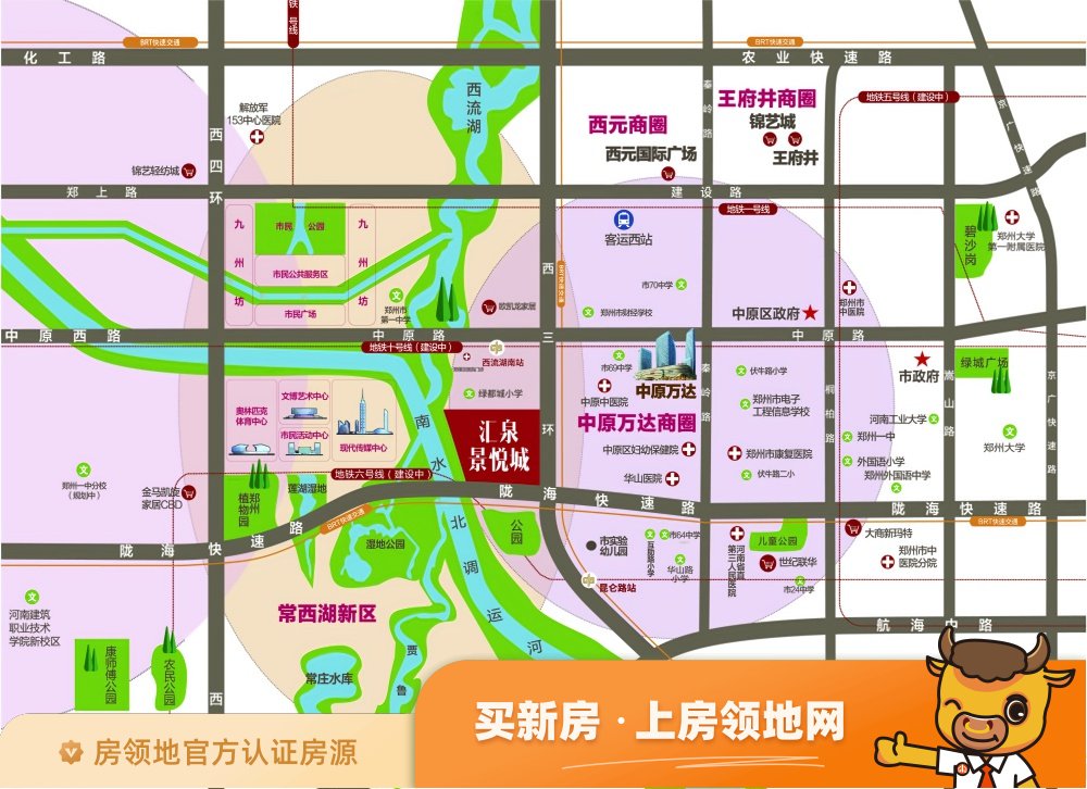 汇泉景悦城位置交通图5