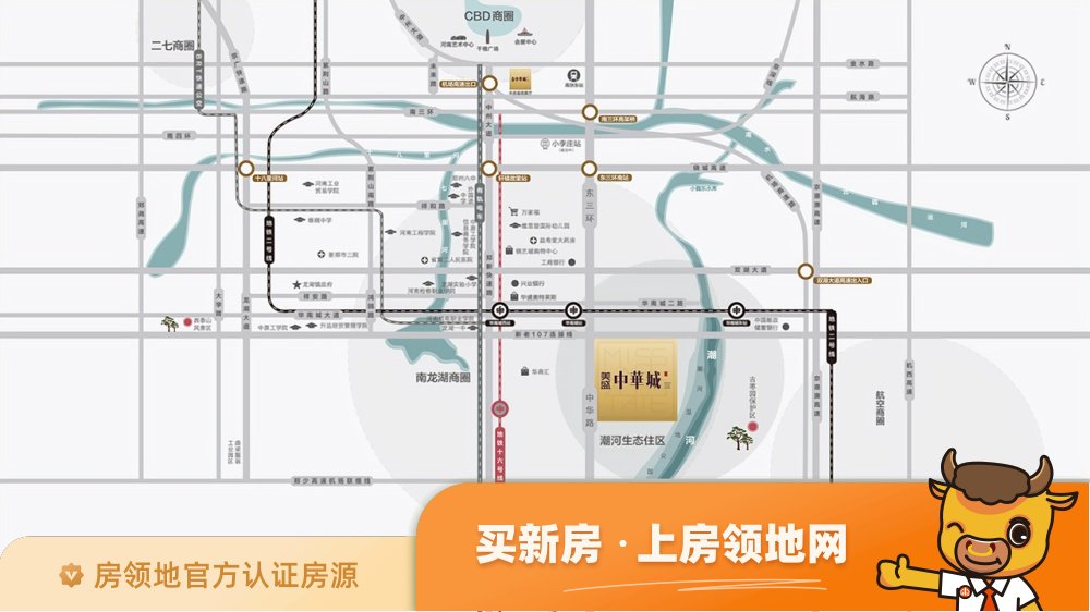 时代悦城位置交通图1