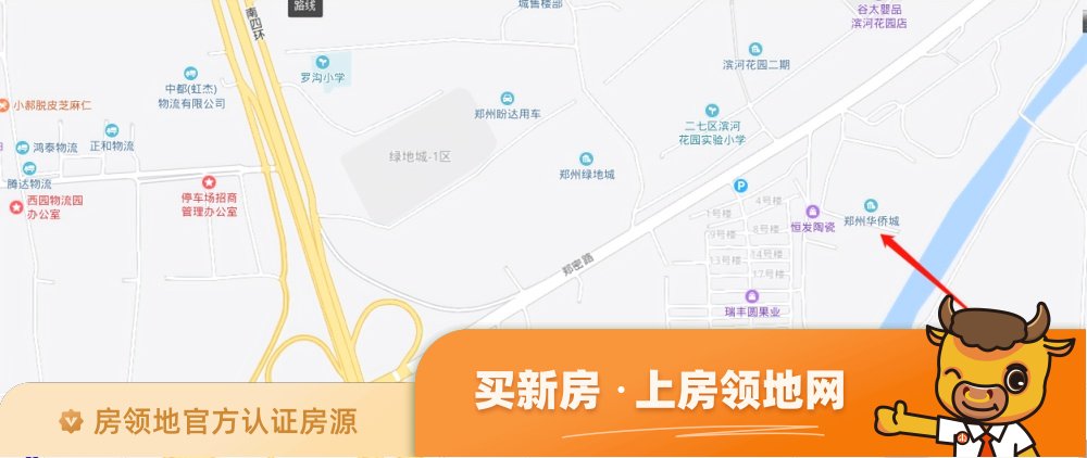 郑州华侨城位置交通图8