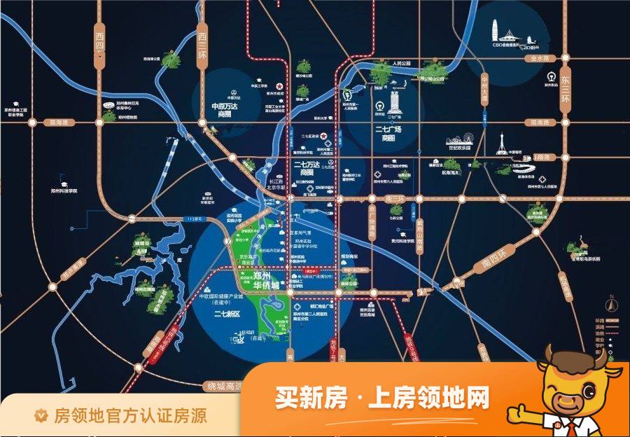 郑州华侨城位置交通图7
