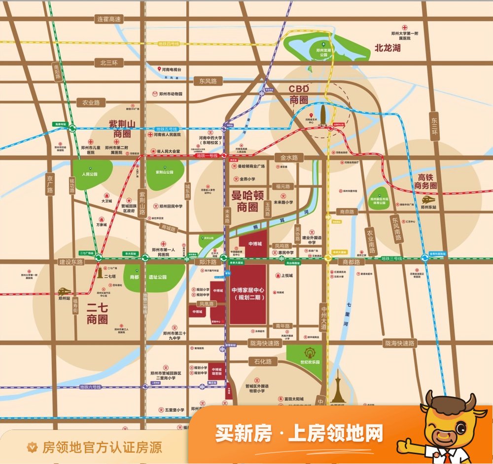 中博城珑誉园位置交通图5