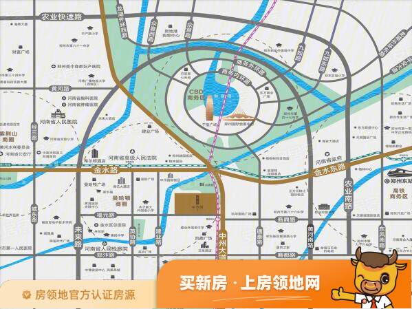 中州府位置交通图1