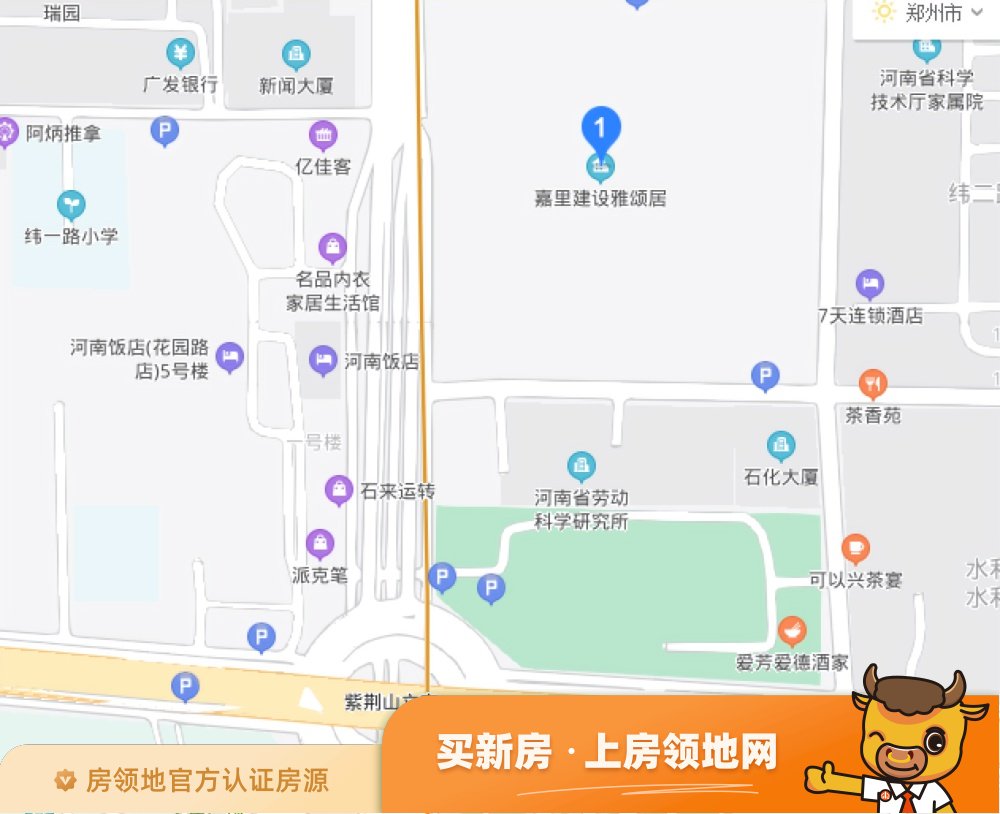 郑州雅颂居位置交通图25