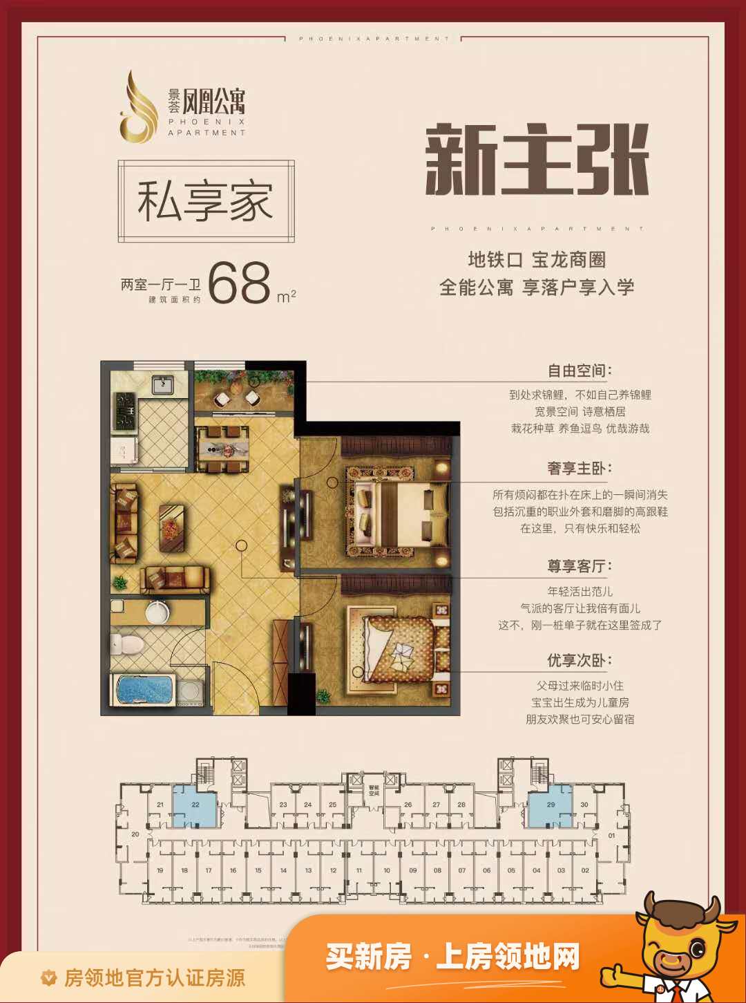 景荟凤凰公寓户型图