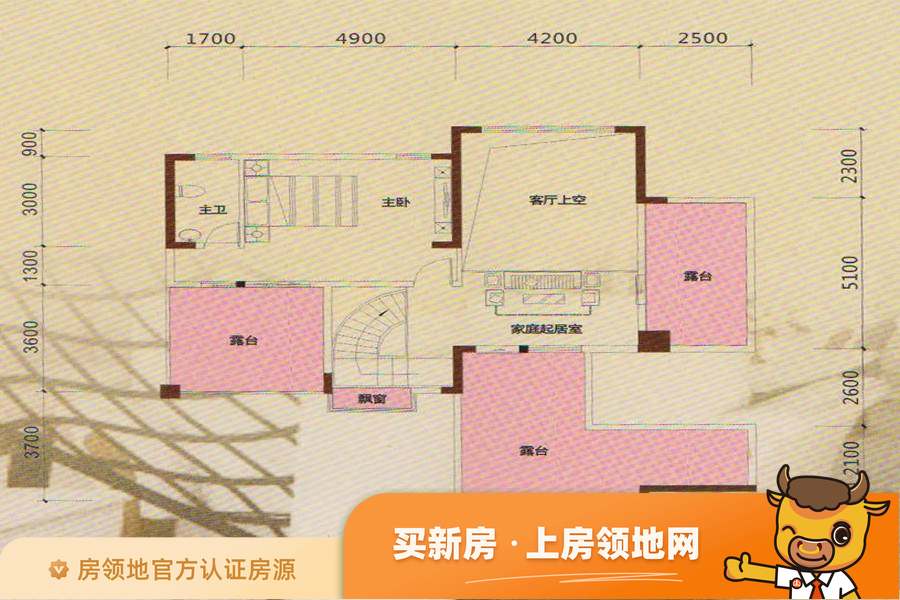 东正国际城户型图2室2厅2卫