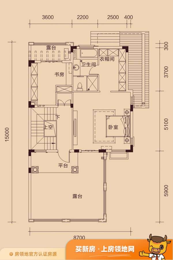 惠东国际新城户型图6室2厅5卫