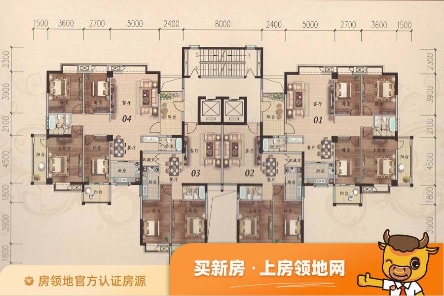 陶然家园户型图2室2厅2卫