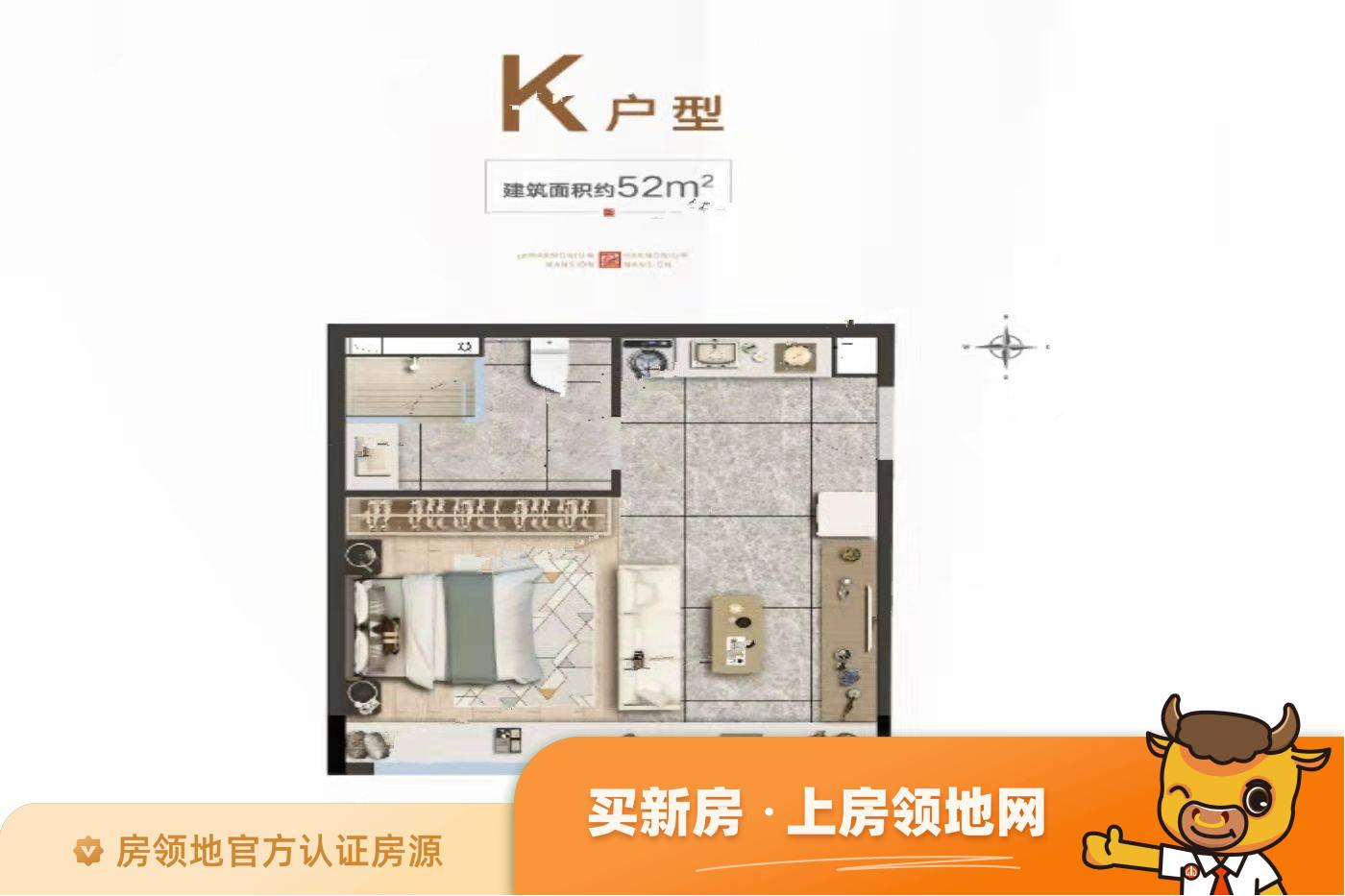 中新国际城-融寓户型图1室1厅1卫
