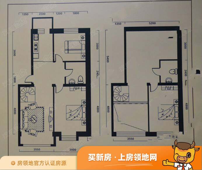 罗兰丽都户型图3室2厅1卫