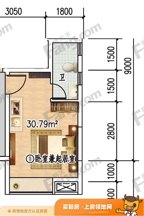 米公寓户型图