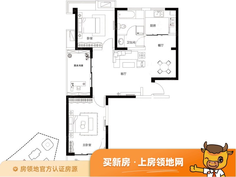 福润轩公寓户型图