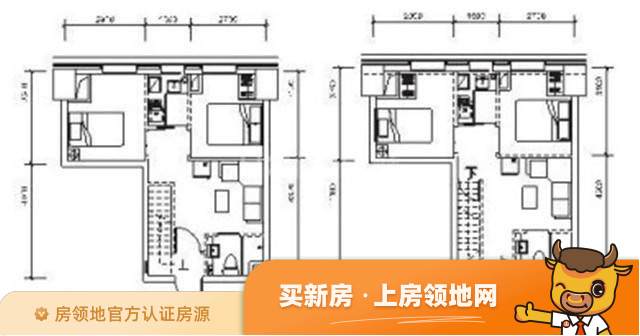 汉华·曲江中心公寓户型图