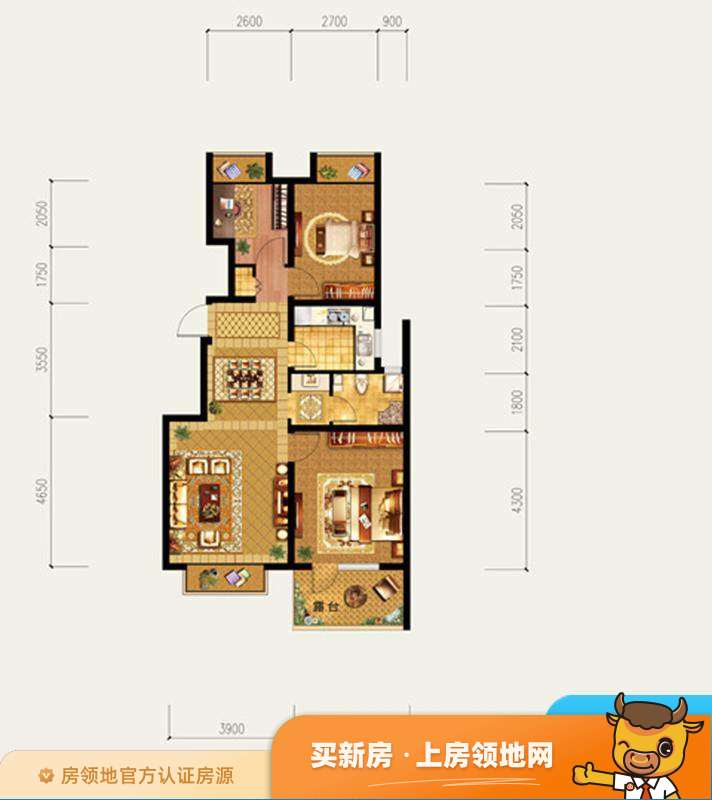 北京城建琨廷户型图0室0厅0卫