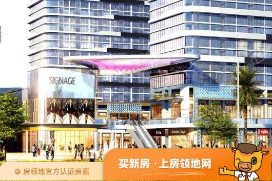 江门江海万达广场在售户型，2居、3居，建面70-120m²