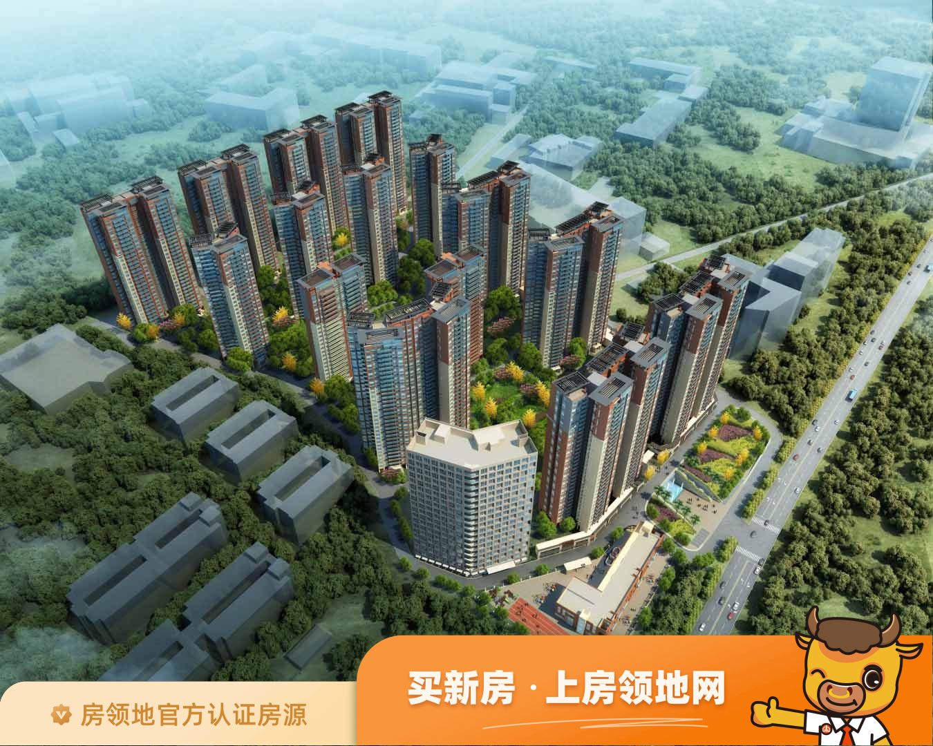 中山融创东城首府在售户型，3居、4居，建面83-115m²