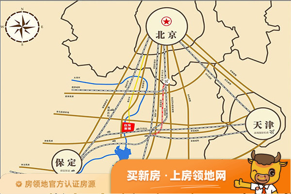 京雄世贸港位置交通图36
