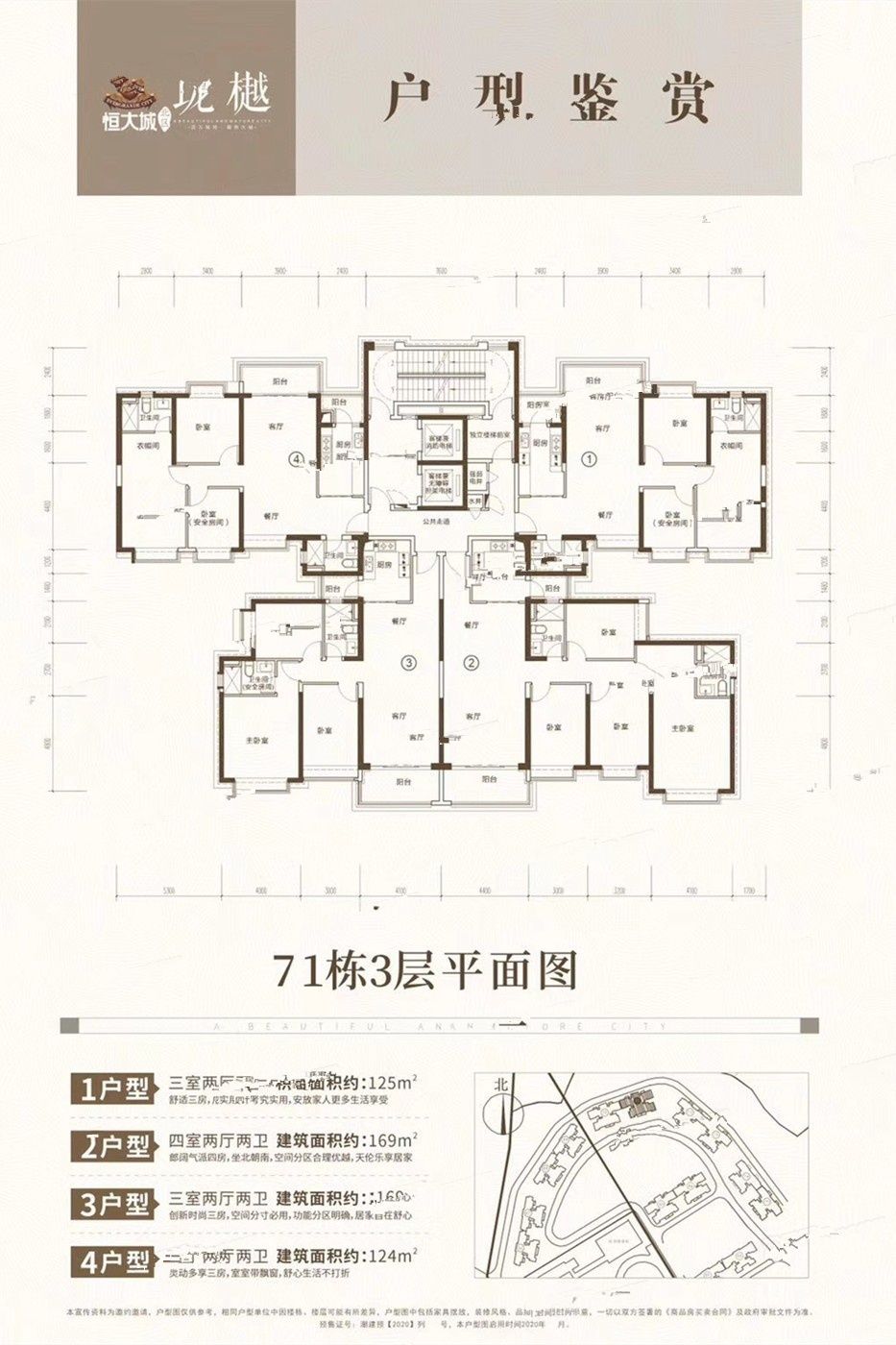 潮州恒大城高清平面图图片