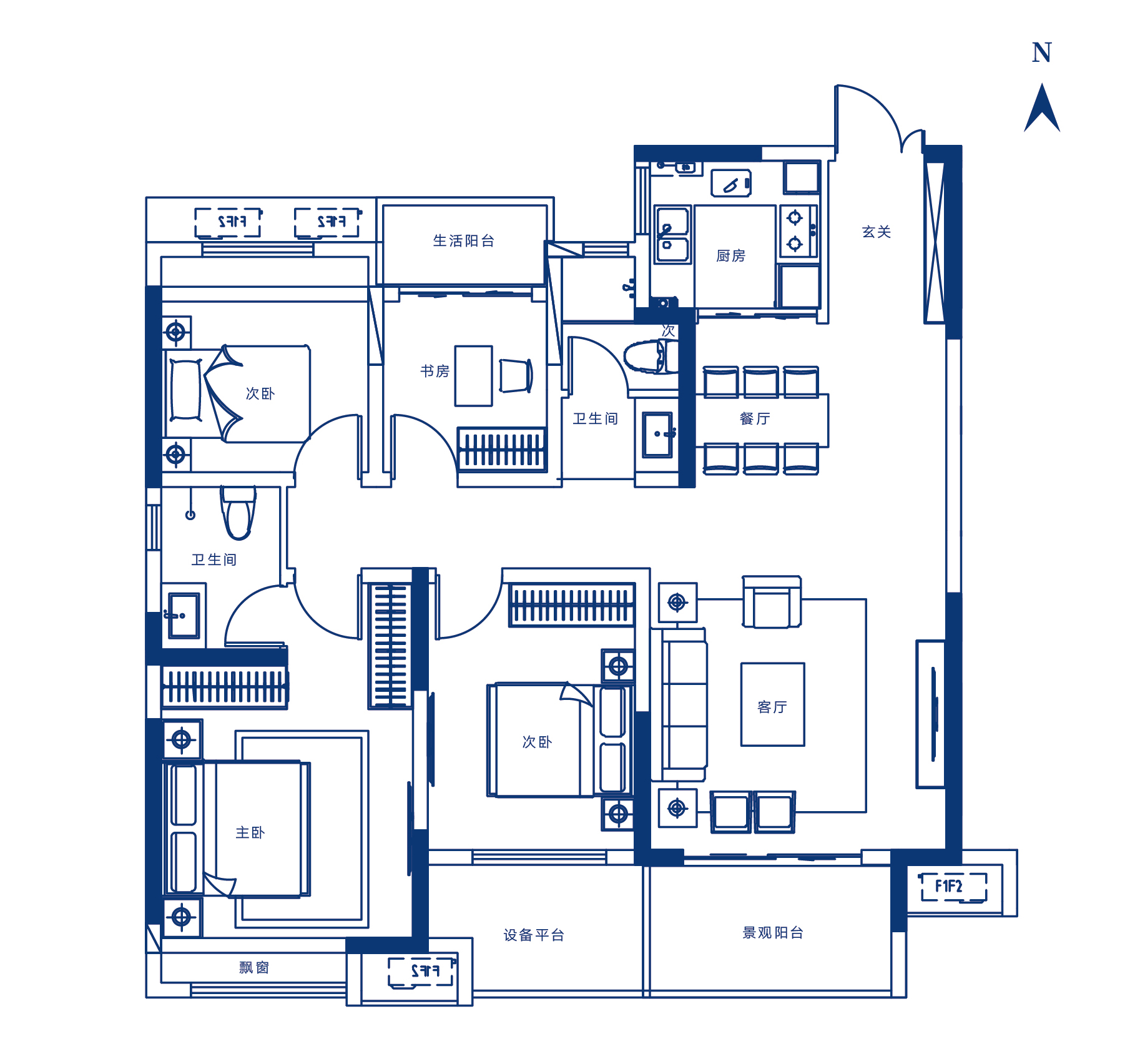 建业天玺户型图图片