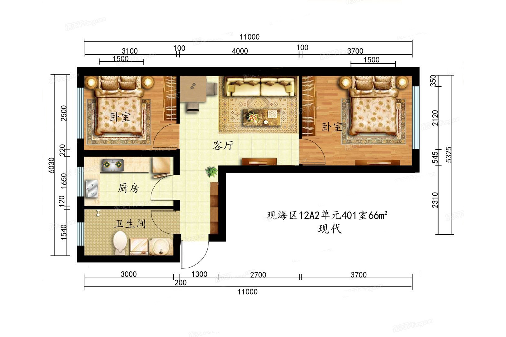 海岸华府户型图图片