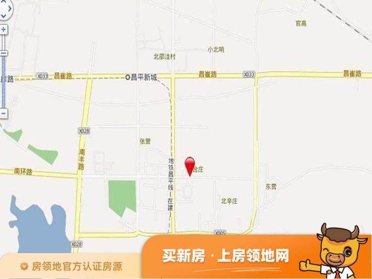 北京风景位置交通图1