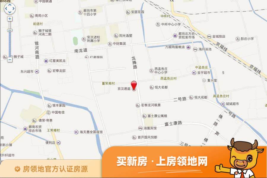 京汉君庭位置交通图2