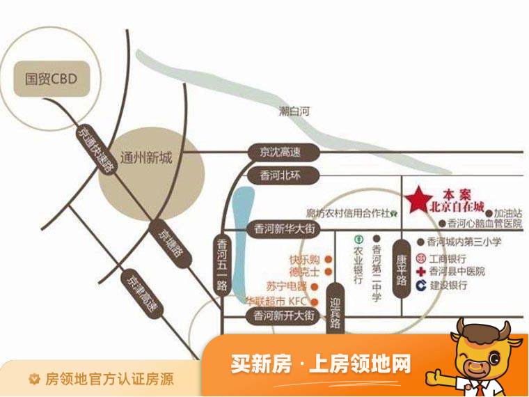 北京自在城位置交通图3