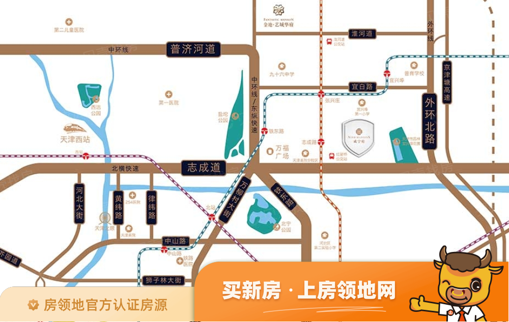 金地成宁府位置交通图6