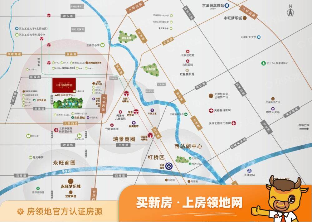 大华锦绣华城位置交通图22