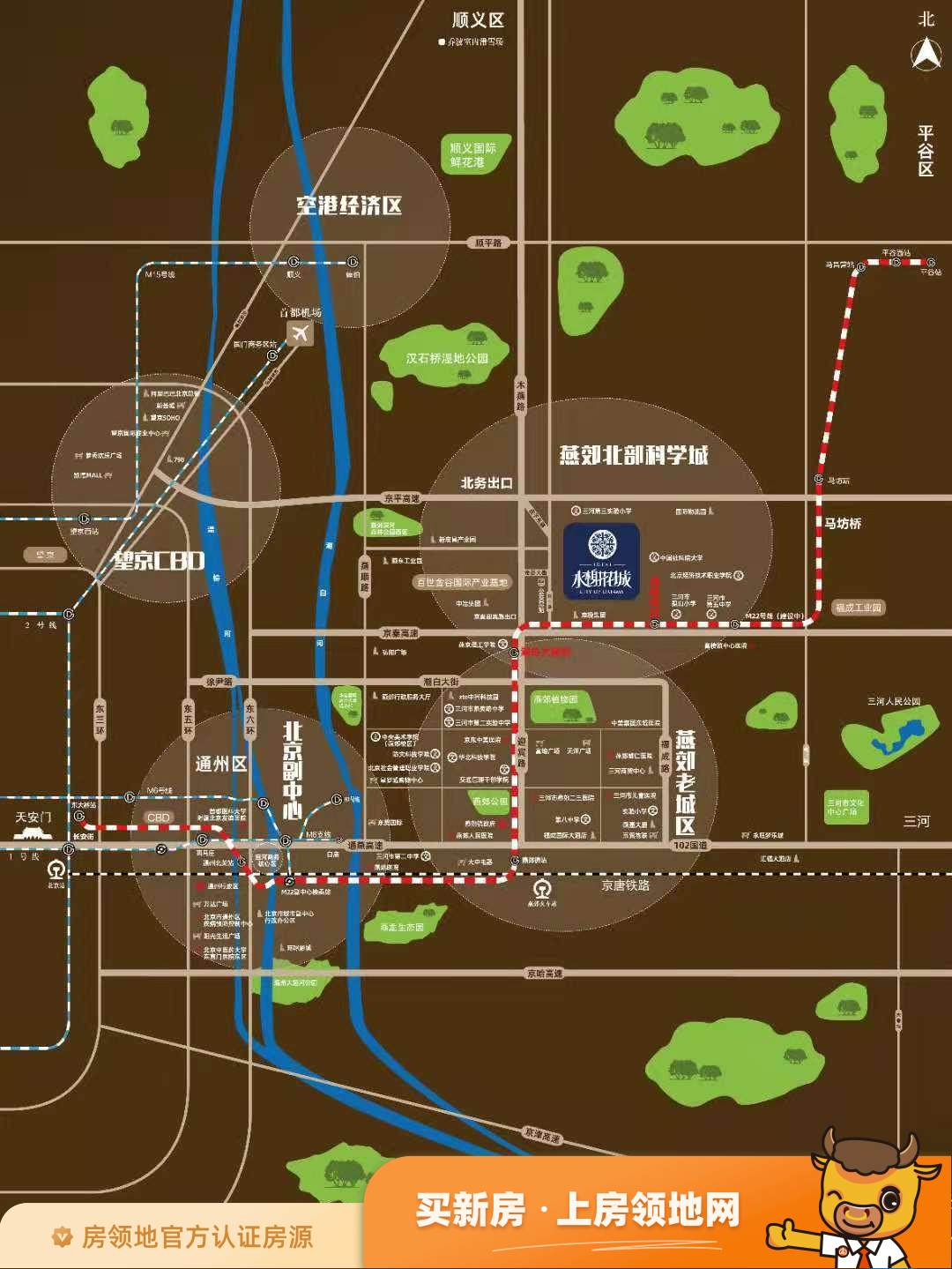 水榭花城位置交通图2