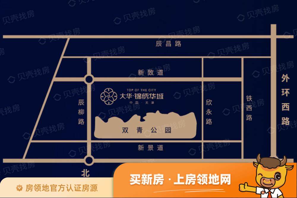 大华锦绣华城位置交通图2