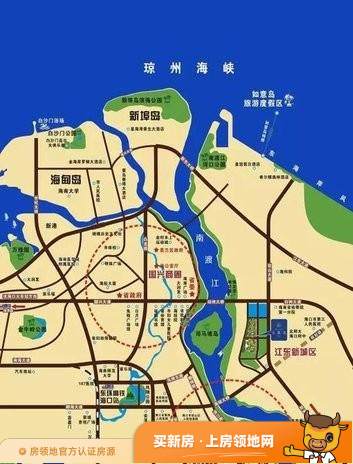 粤泰滨江花园位置交通图1