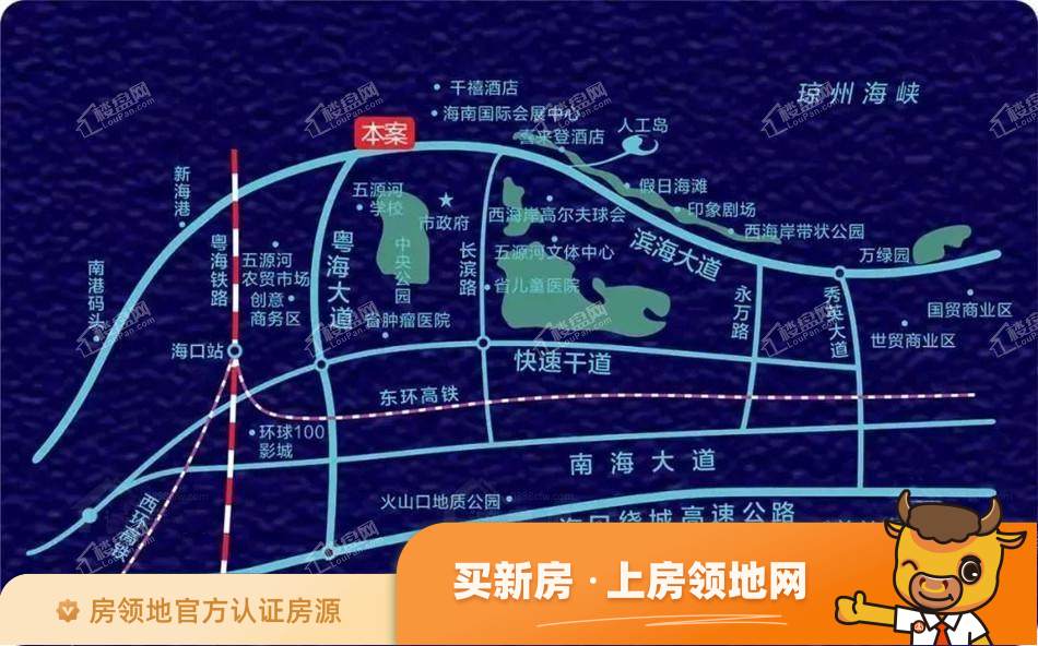 凤凰悦海位置交通图1