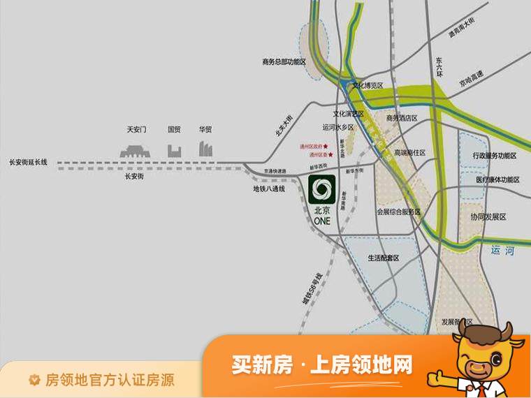 北京ONE位置交通图1