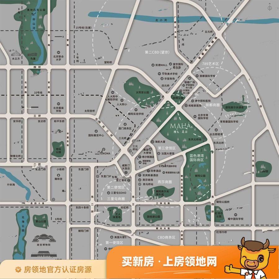 缦合北京位置交通图1