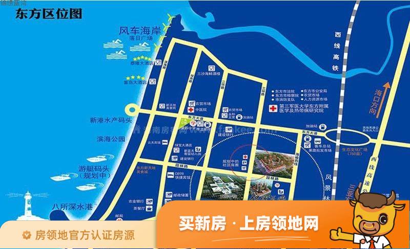 东方锦绣蓝湾位置交通图1
