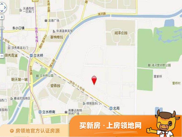 北京华贸城位置交通图1
