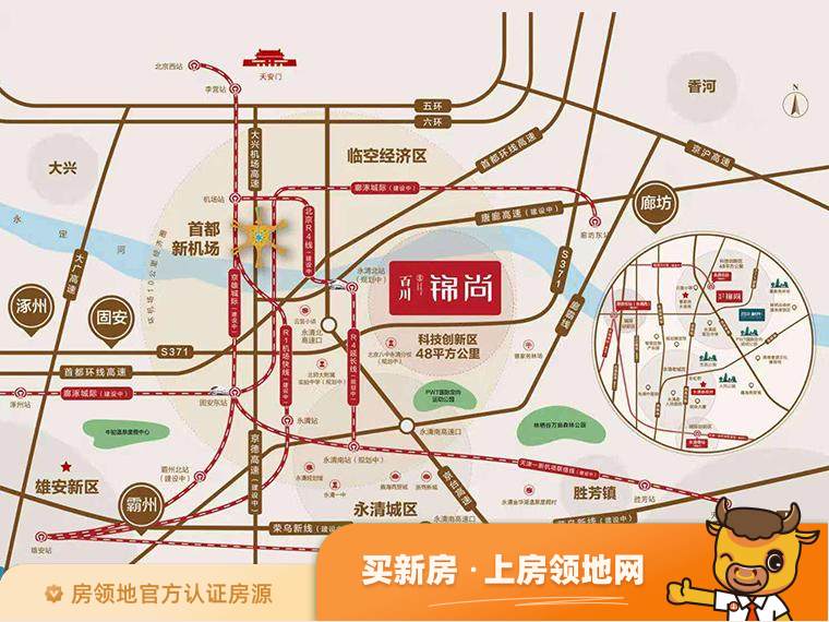 百川锦尚位置交通图1