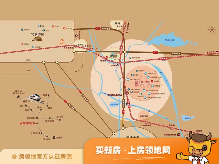 上京润园位置交通图1