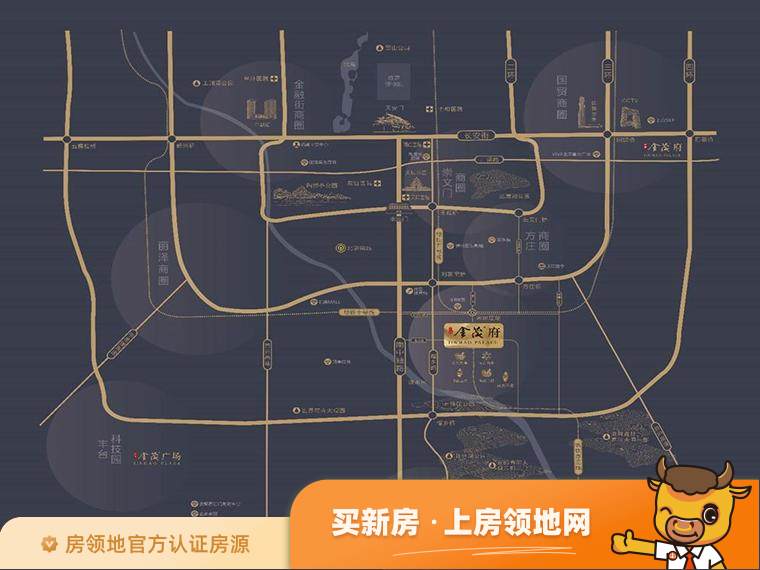 北京金茂府位置交通图1