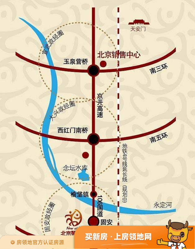 北京第九区位置交通图1